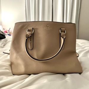 Kate Spade Warm Beige Satchel Bag